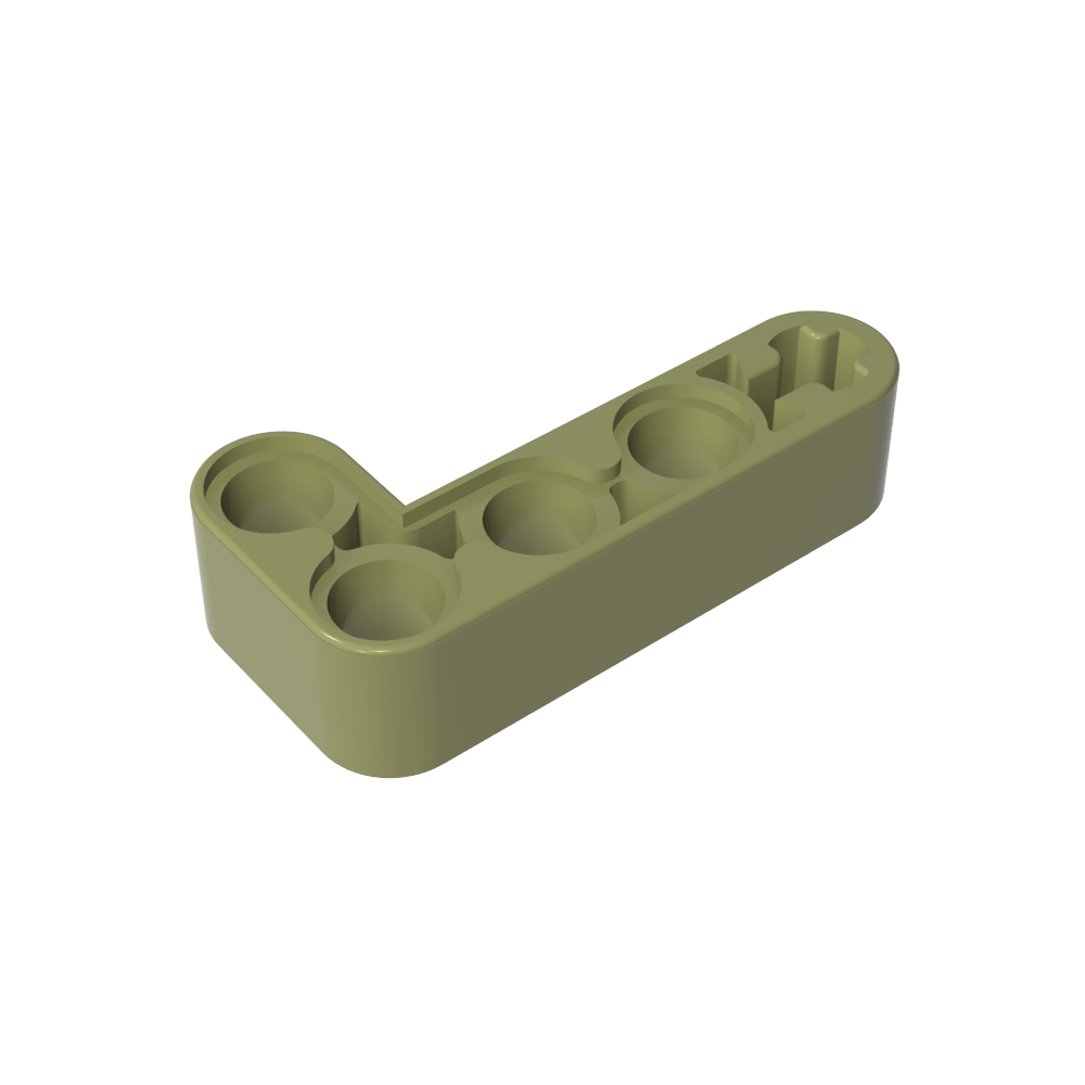 Viga técnica 2 x 4 en forma de L gruesa-MyGobricksEs