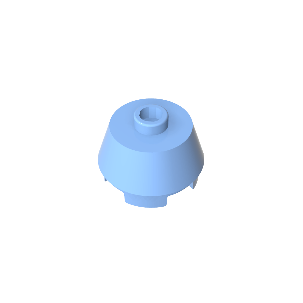 Ladrillo redondo 2 x 2 cono truncado-MyGobricksEs