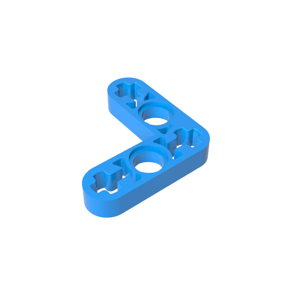 Viga técnica 3 x 3 en forma de L delgada-MyGobricksEs