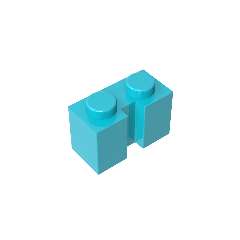 Ladrillo Especial 1 x 2 con Ranura-MyGobricksEs