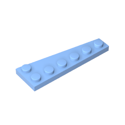 Placa de cuña 6 x 2 izquierda-MyGobricksEs