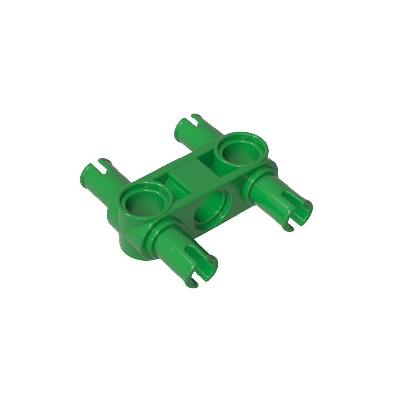 Conector Technic Pin Hub Perpendicular 3L con 4 Pines-MyGobricksEs