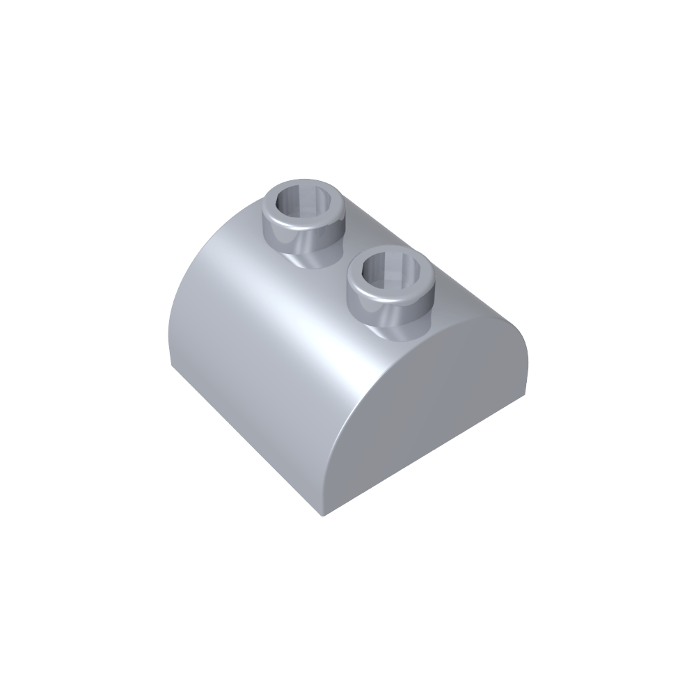 Ladrillo curvo 2 x 2 con dos montantes superiores-MyGobricksEs