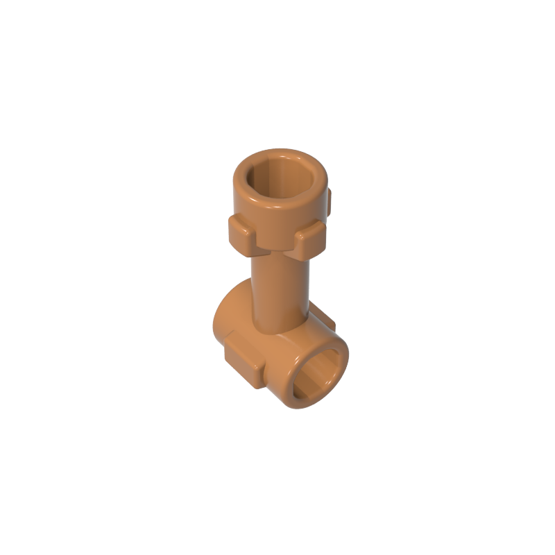 Barra de 1L con perno superior y dos pernos laterales-MyGobricksEs