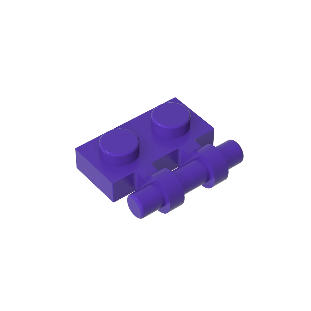 Placa especial 1 x 2 asas laterales [extremos libres]-MyGobricksEs