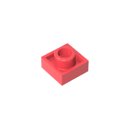 1 x 1 tablero de doble cara-MyGobricksEs