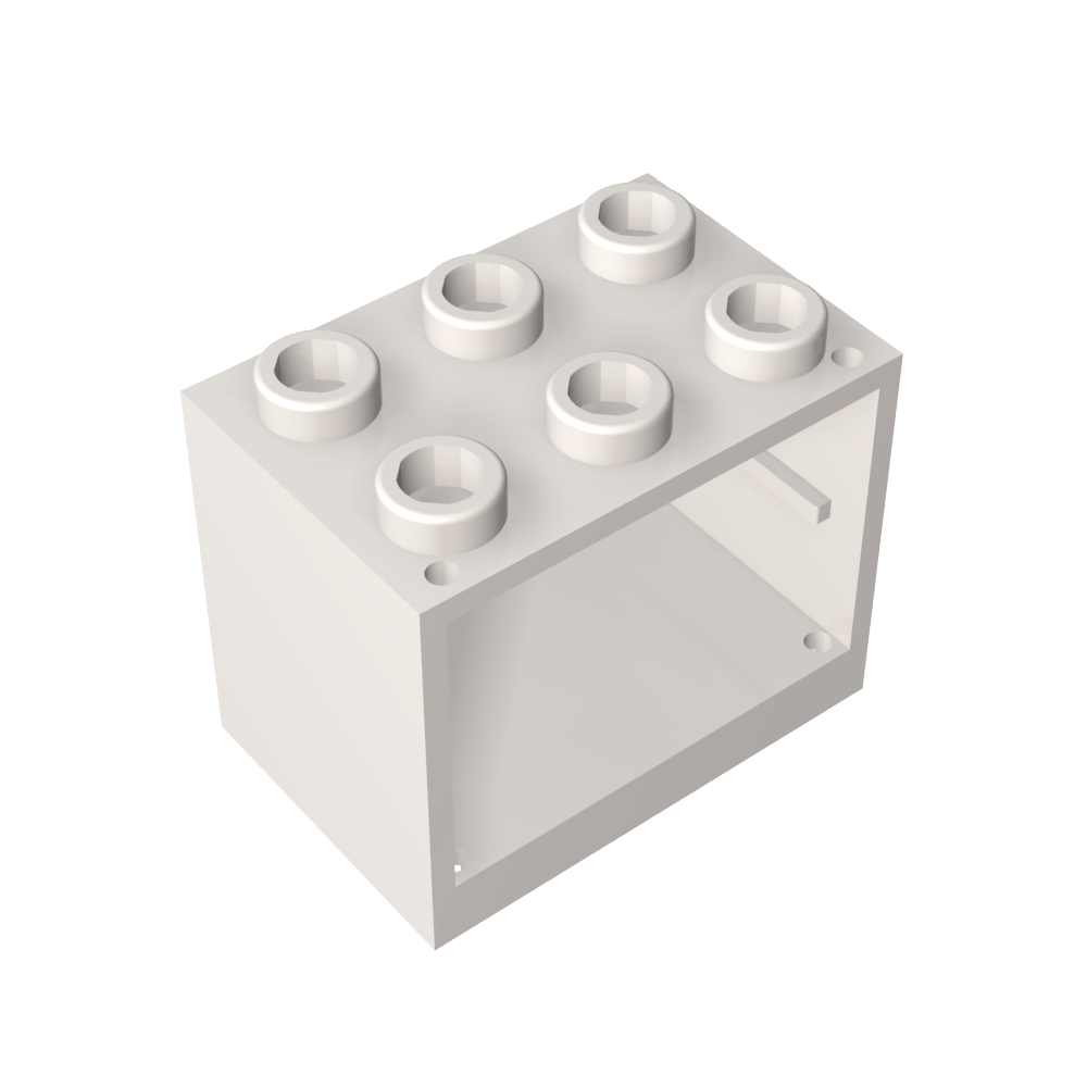 Armario 2 x 3 x 2 con montantes macizos-MyGobricksEs