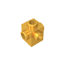 Ladrillo especial 1 x 1 pernos en los 4 lados-MyGobricksEs