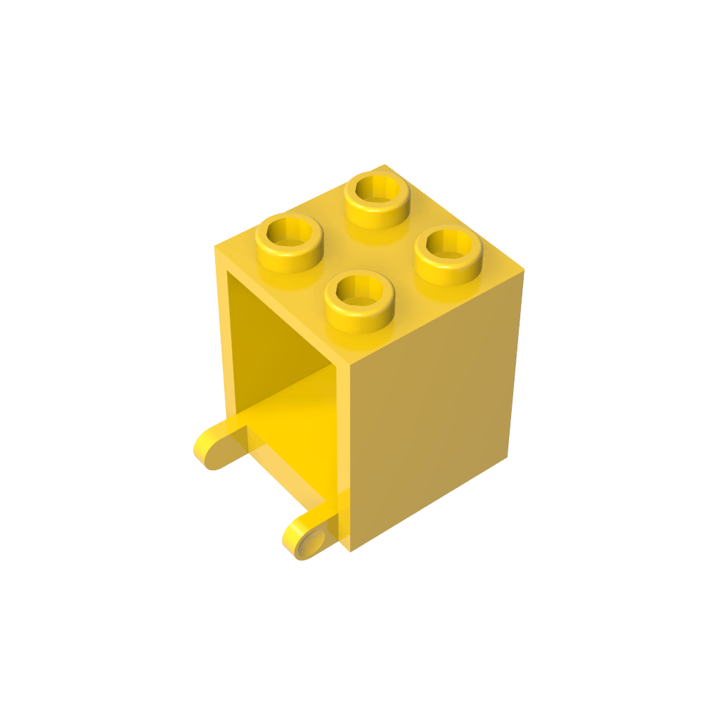 Caja 2 x 2 x 2 [Pernos Huecos]-MyGobricksEs