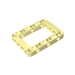 Marco de viga técnica de 5 x 7 con centro abierto y grueso-MyGobricksEs