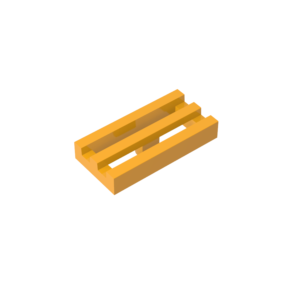 Rejilla especial para azulejos de 1 x 2 pulgadas con ranura inferior-MyGobricksEs