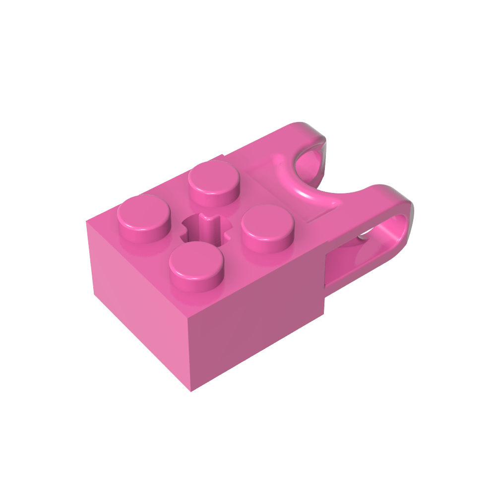 Technic Brick Special 2 x 2 con receptáculo de bola ancho y orificio para eje-MyGobricksEs