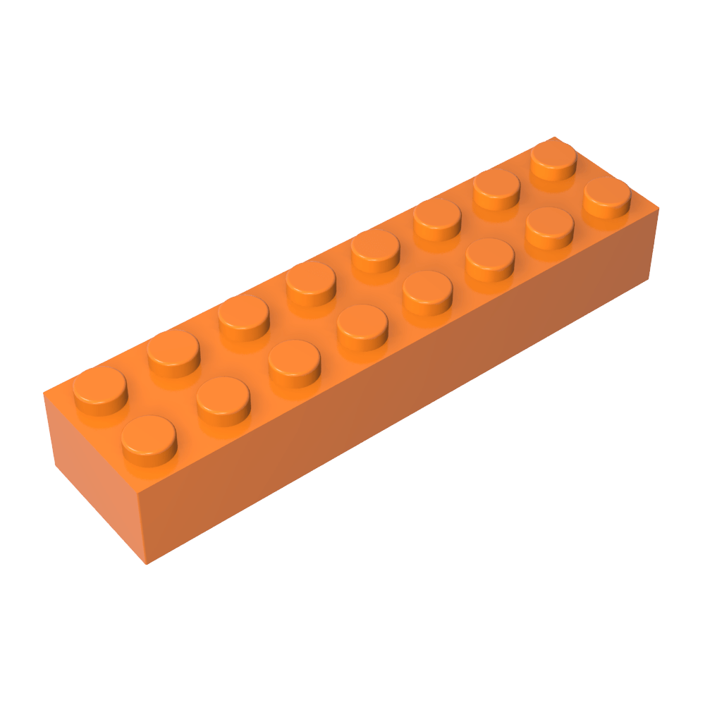 Ladrillo 2 x 8-MyGobricksEs