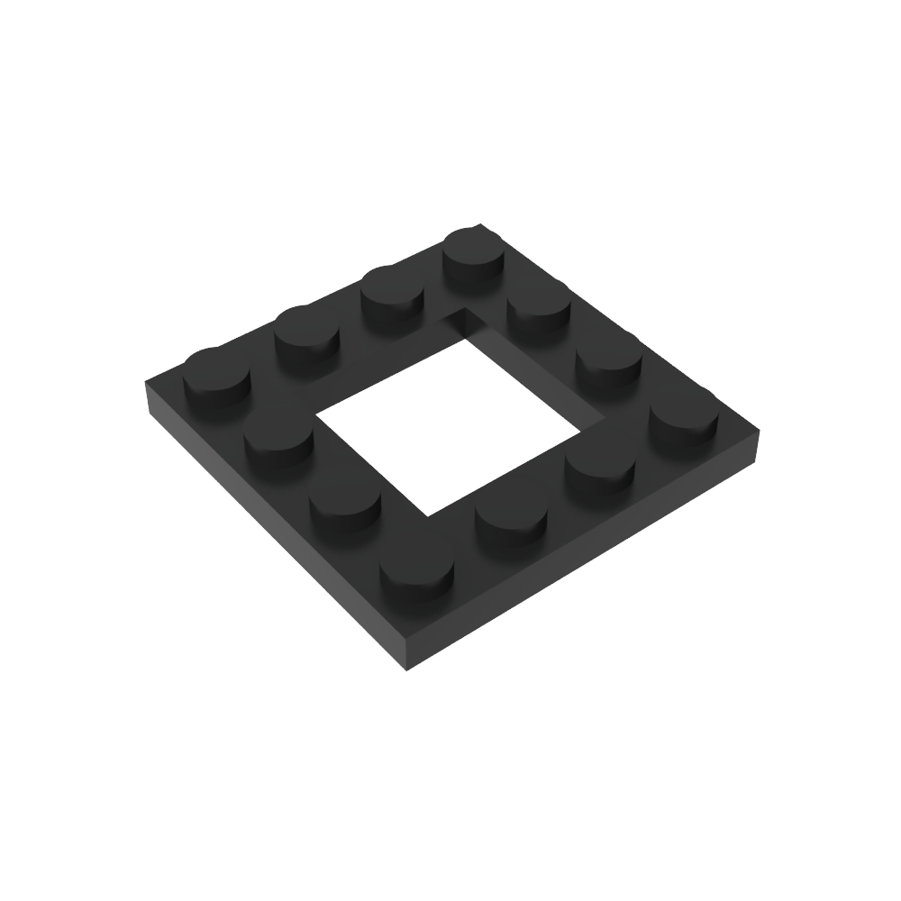 Placa especial 4 x 4 con recorte 2 x 2-MyGobricksEs
