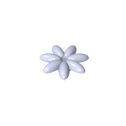 Planta, Kit de accesorios para exterior, Flor con 7 pétalos finos y alfiler-MyGobricksEs