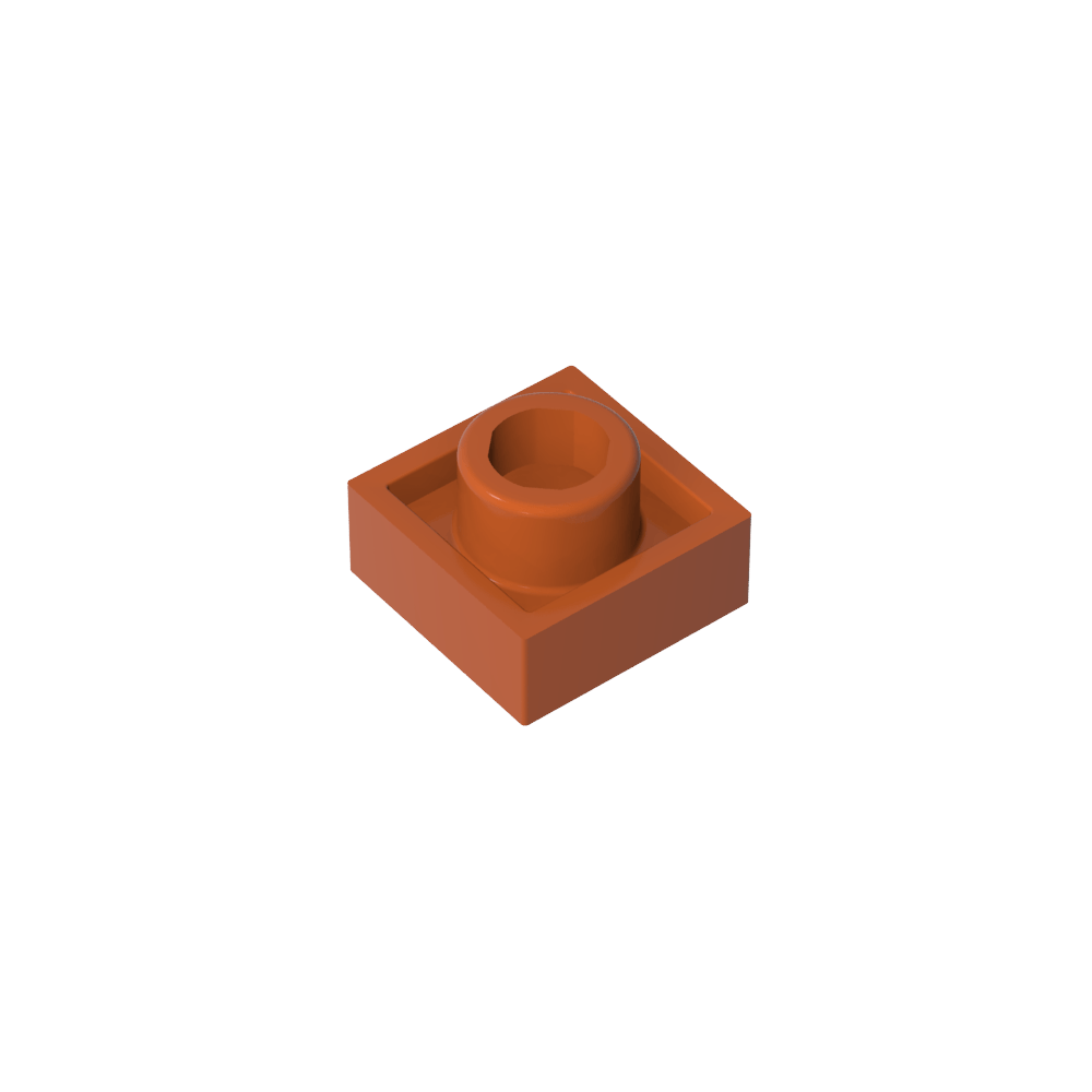 1 x 1 tablero de doble cara-MyGobricksEs