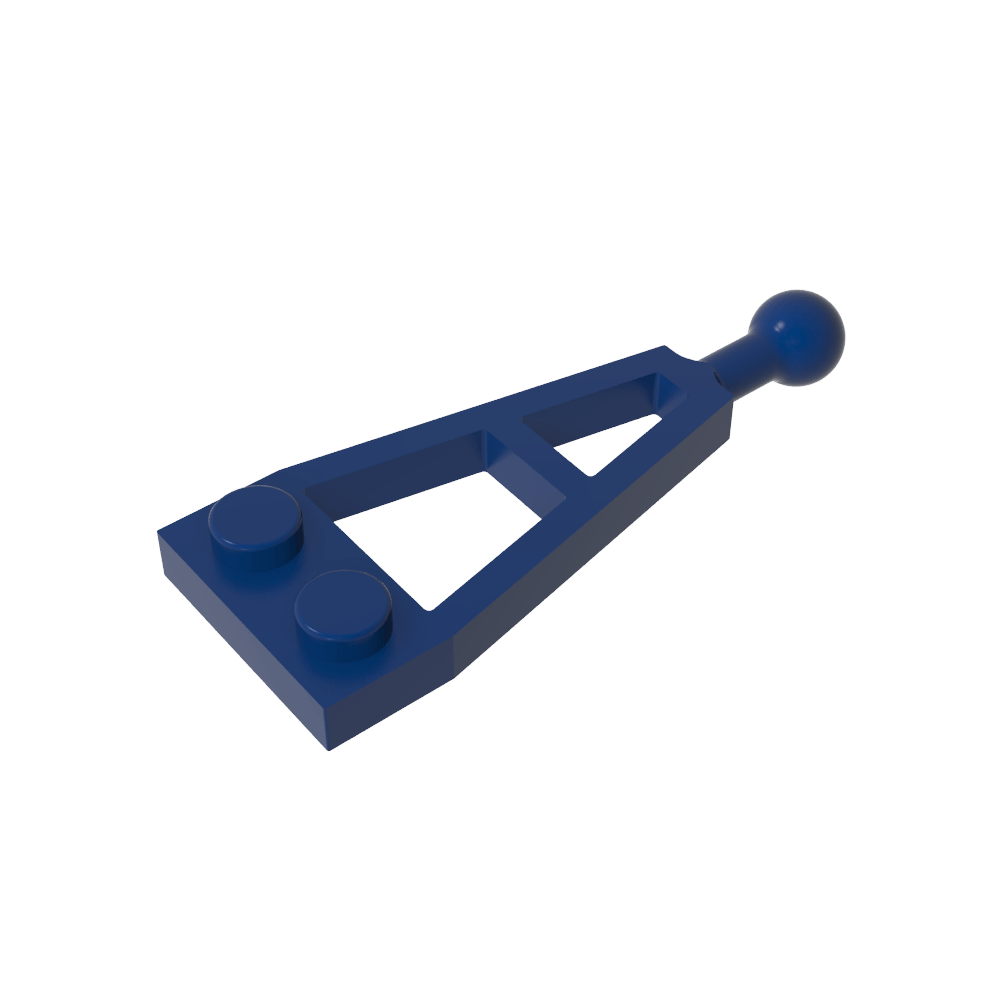Placa especial 1 x 2 con bola de remolque larga-MyGobricksEs