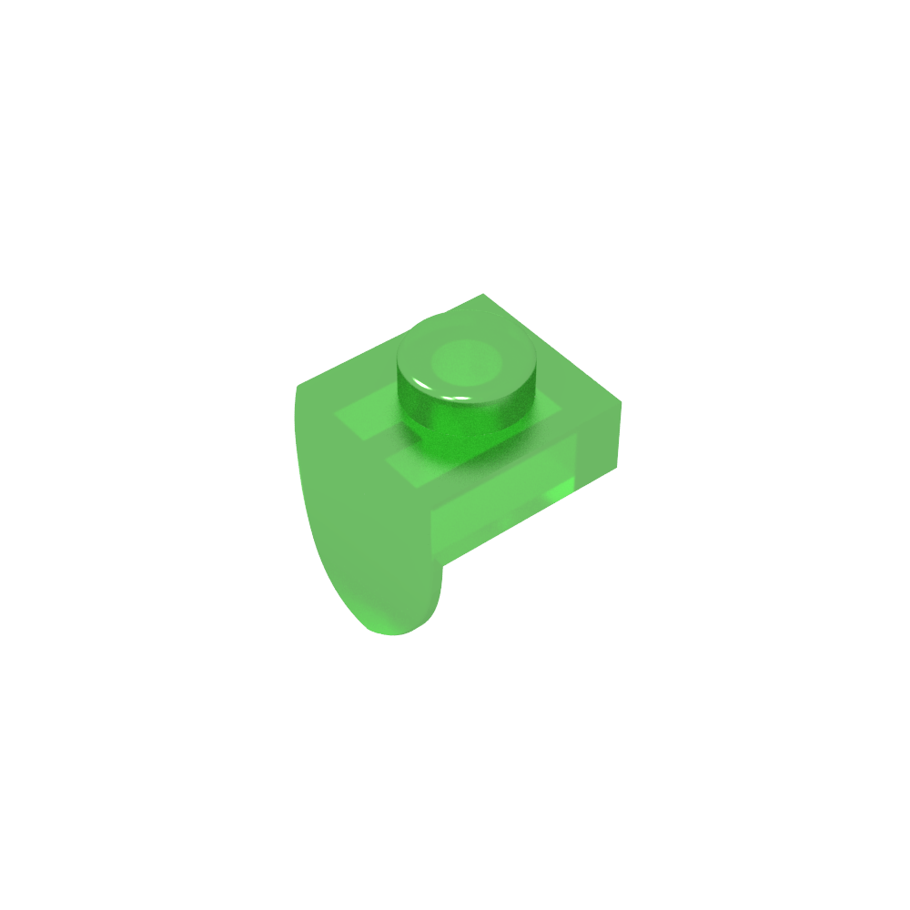 Placa Especial 1 x 1 con Diente Vertical-MyGobricksEs