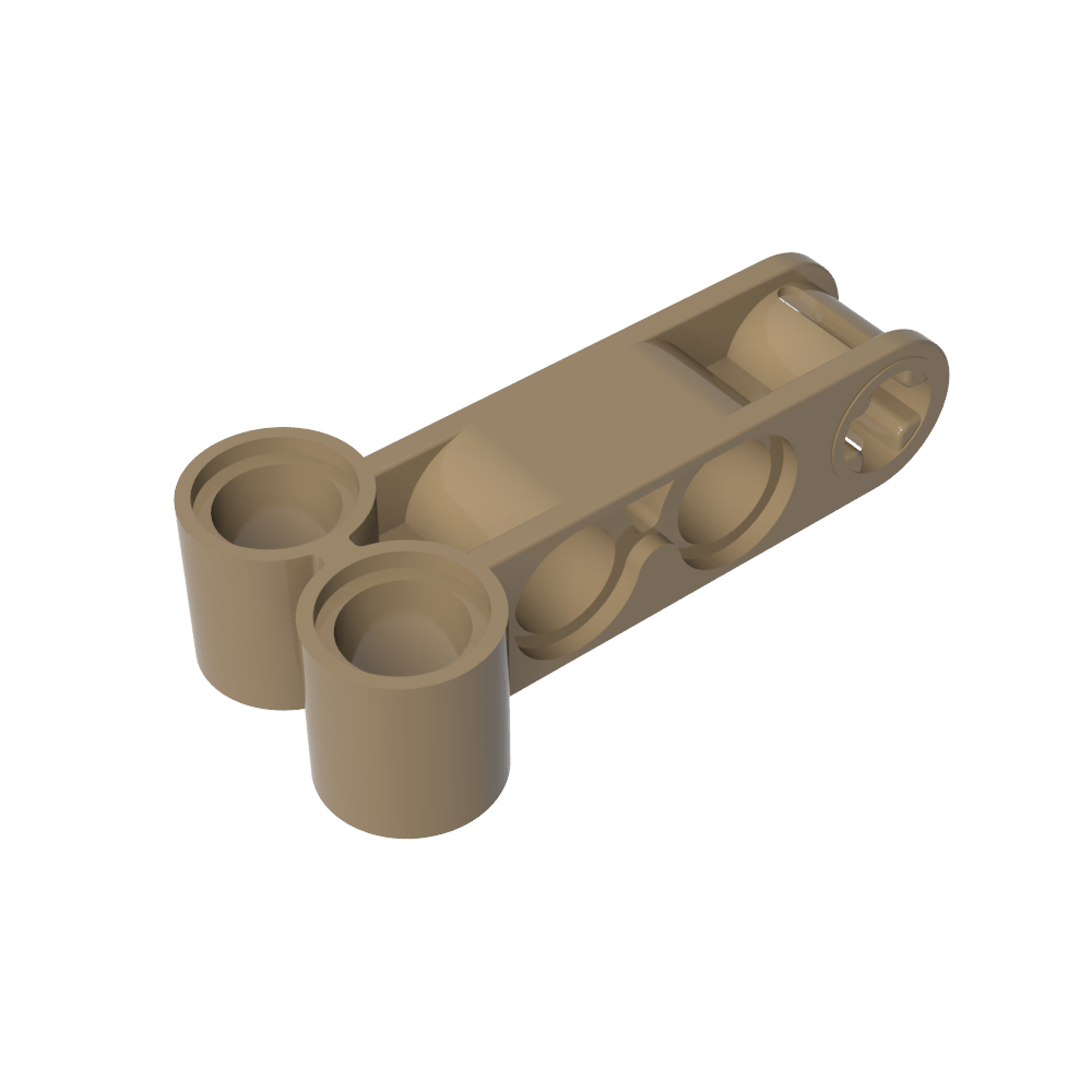 Conector de eje y pasador Technic perpendicular doble 4L 98989-MyGobricksEs