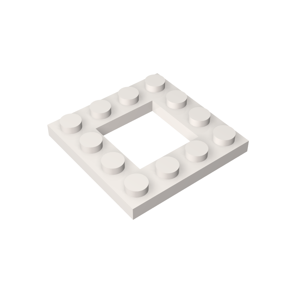 Placa especial 4 x 4 con recorte 2 x 2-MyGobricksEs