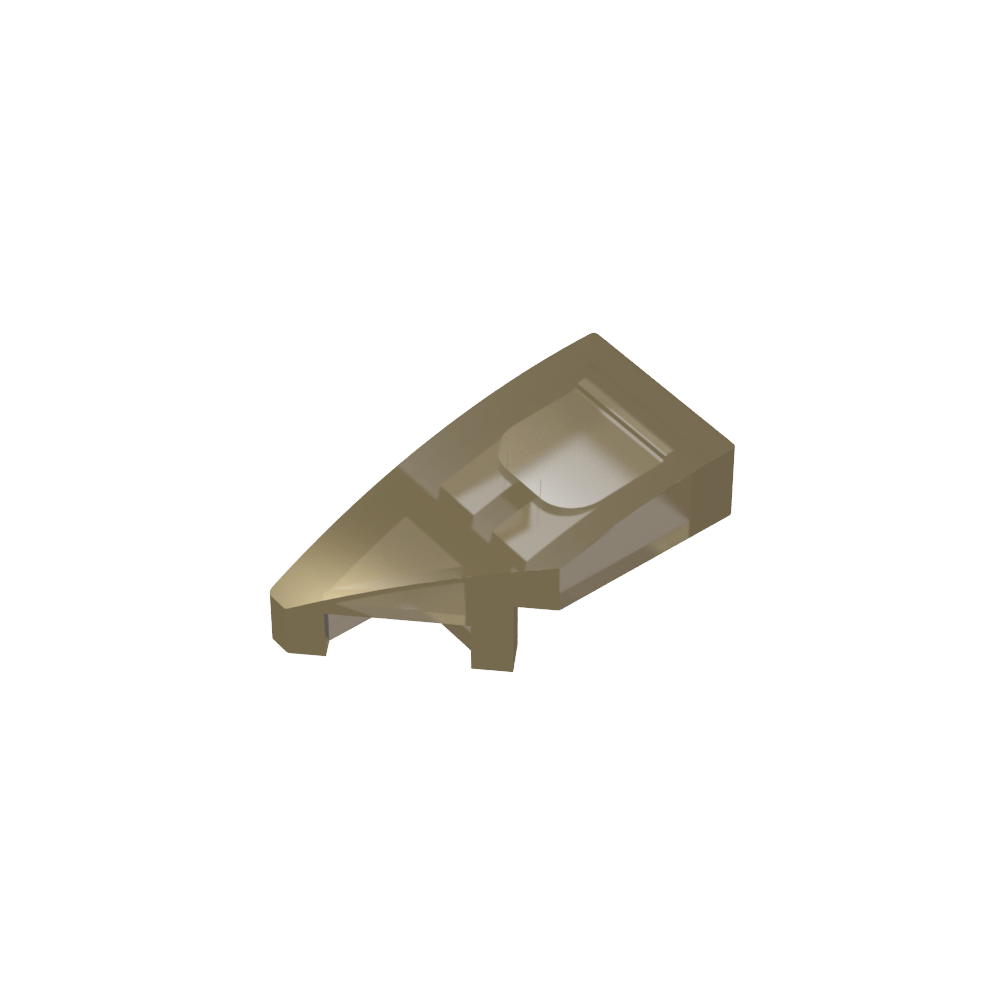 Pendiente curva 2 x 1 con muesca para perno a la izquierda-MyGobricksEs