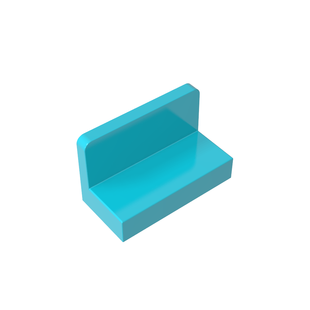 Panel 1 x 2 x 1 [Esquinas cuadradas]-MyGobricksEs