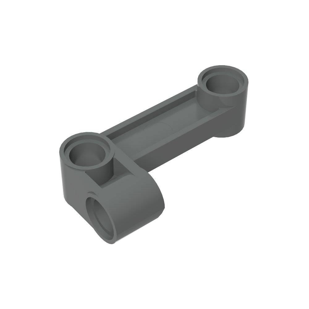 Conector Technic Pin Perpendicular 2 x 4 Doblado - Viga con Orificio de 90 Ø 4.8-MyGobricksEs