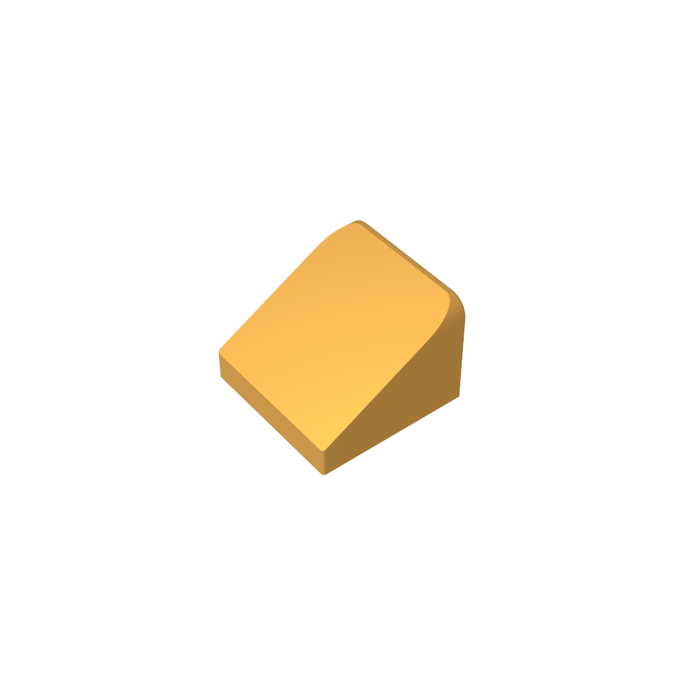Pendiente 30° 1 x 1 x 2/3 (Pendiente de queso), Pendiente 30 1 x 1 Pendiente-MyGobricksEs