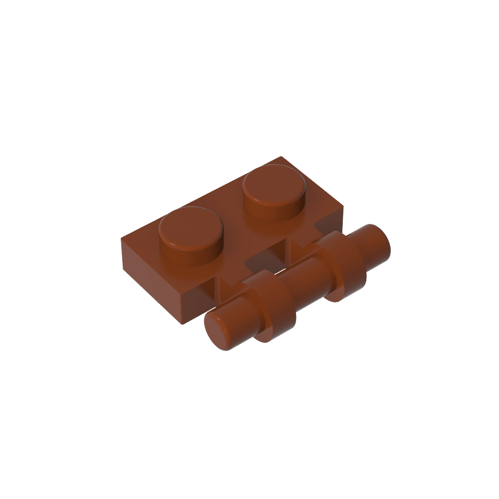 Placa especial 1 x 2 asas laterales [extremos libres]-MyGobricksEs