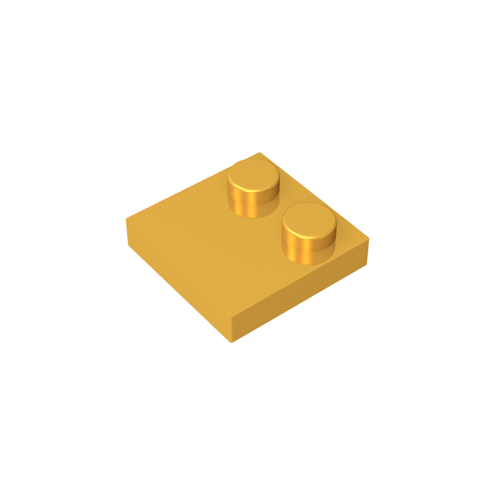 Placa Especial 2 x 2 con Solo 2 tacos-MyGobricksEs