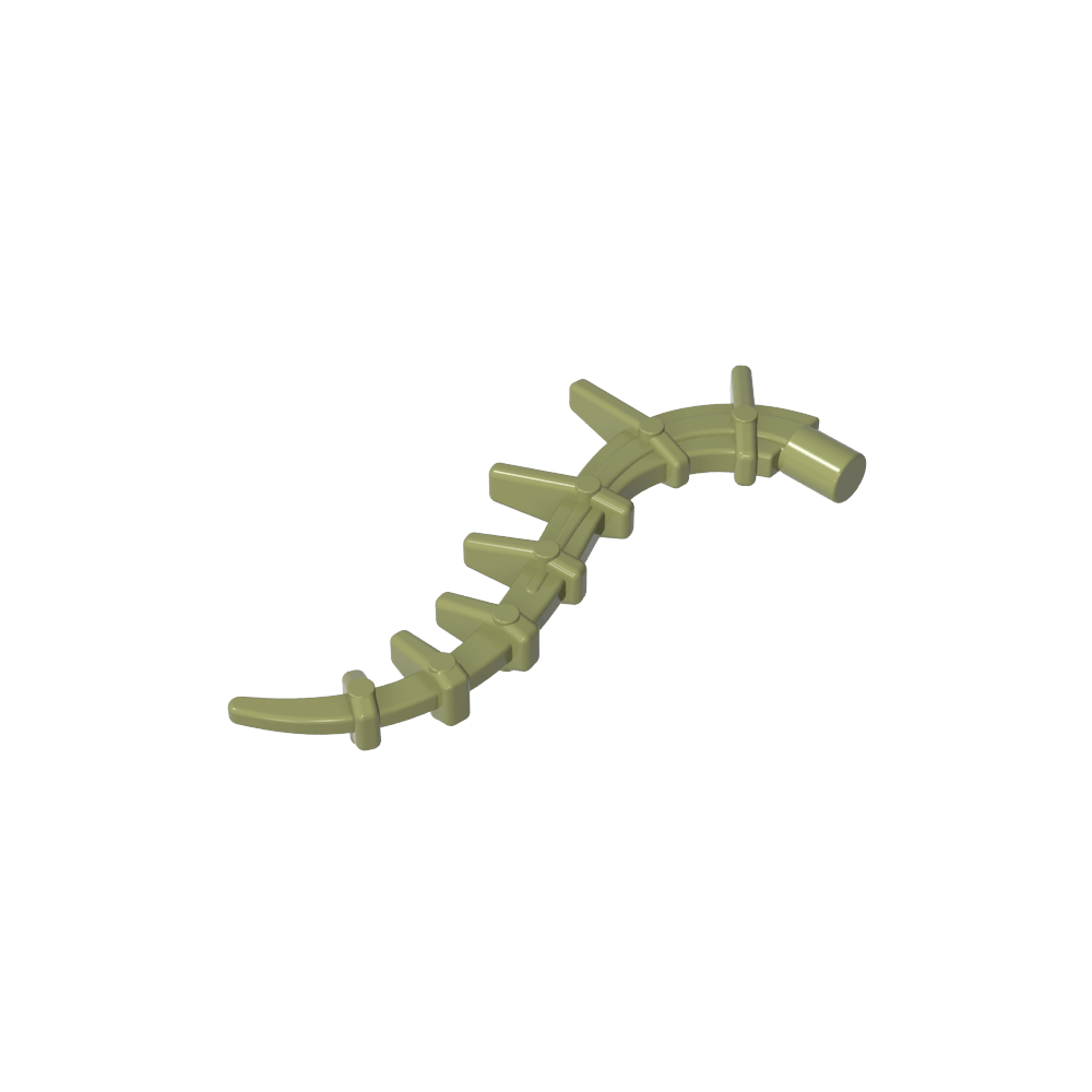 Parte del cuerpo de una planta o criatura, enredadera, cola, tentáculo o espina de Bionicle, puntiaguda-MyGobricksEs