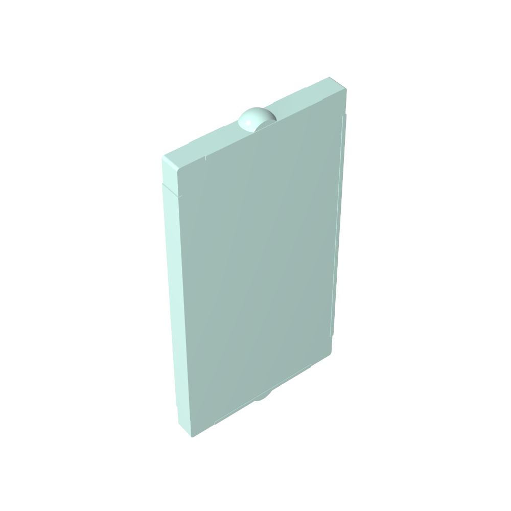 Vidrio para ventana 1 x 2 x 3 Frente plano-MyGobricksEs