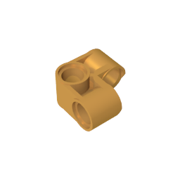 Conector de clavija Technic perpendicular 2 x 2 doblado-MyGobricksEs