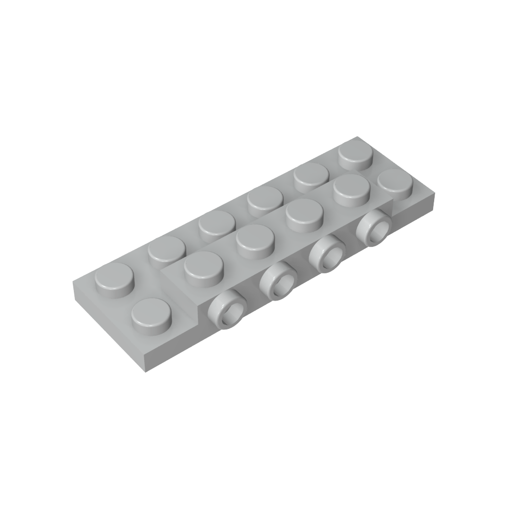 Placa especial 2 x 6 x 2/3 [cuatro pernos en el lateral]-MyGobricksEs