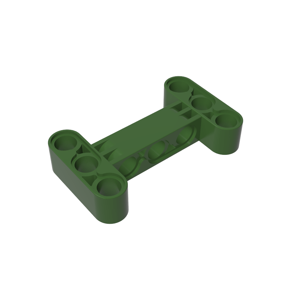 Viga técnica de 3 x 5 de espesor [orificios de viga central desplazados a 90°]-MyGobricksEs