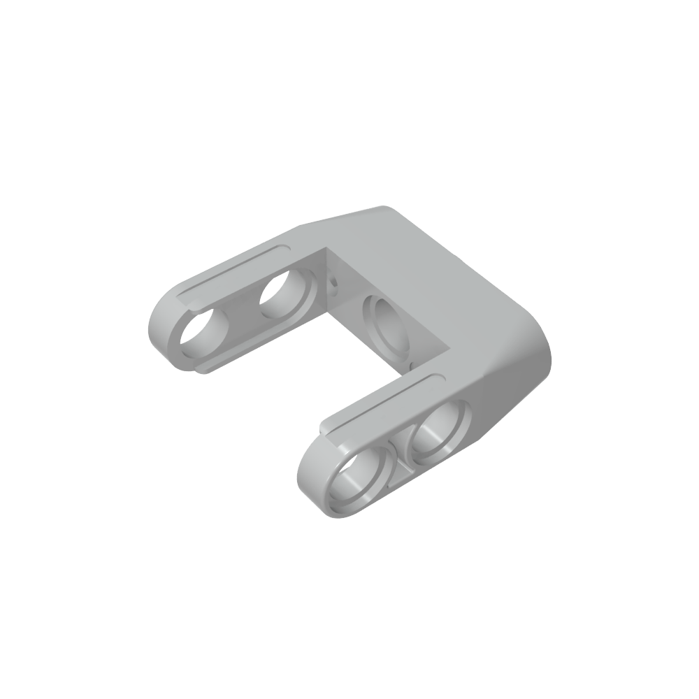 Conector de pasador Technic, junta de palanca doble lisa con orificios para eje y pasador-MyGobricksEs