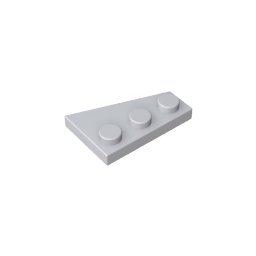 Placa de cuña 3 x 2 izquierda-MyGobricksEs