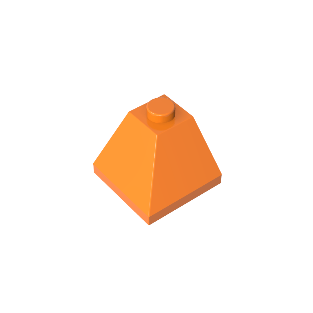 Pendiente 45° 2 x 2 Doble Convexa-MyGobricksEs