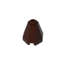 Cono 2 x 2 x 1 2/3 Octogonal, Stud Abierto-MyGobricksEs