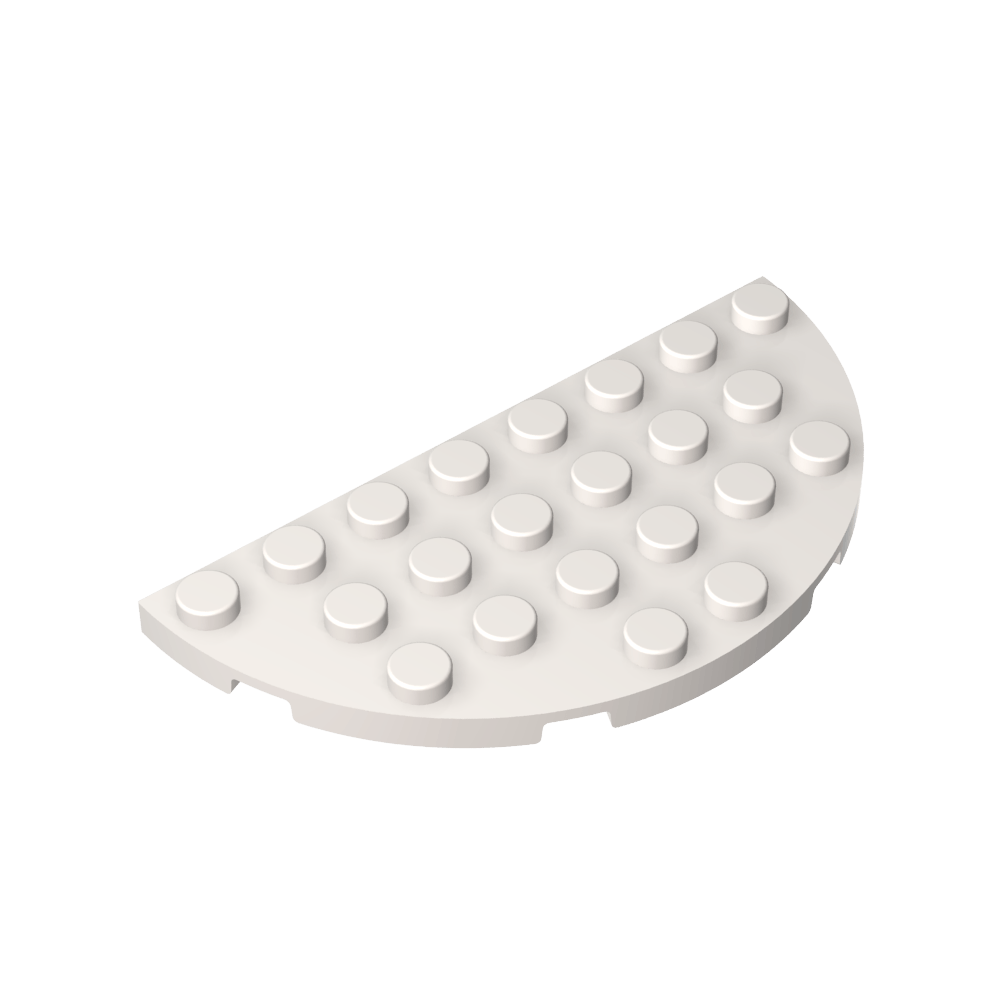 Placa Esquina Redonda 4 x 8 Doble-MyGobricksEs