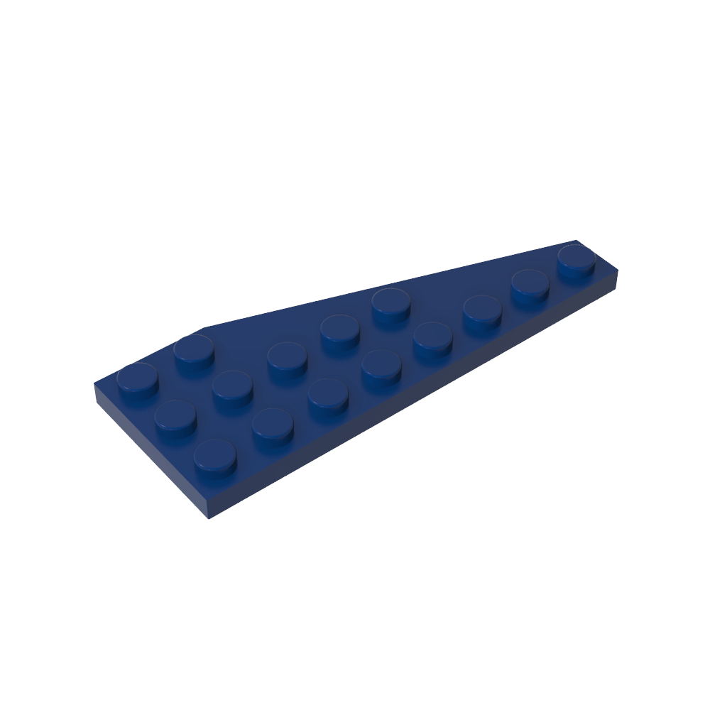 Placa de cuña 8 x 3 izquierda-MyGobricksEs