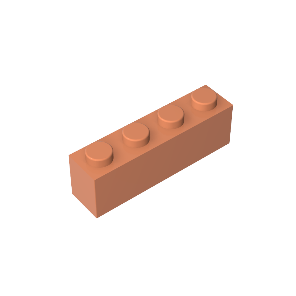 Ladrillo 1 x 4-MyGobricksEs