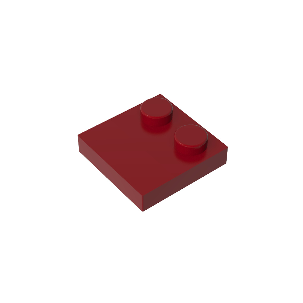 Placa Especial 2 x 2 con Solo 2 tacos-MyGobricksEs