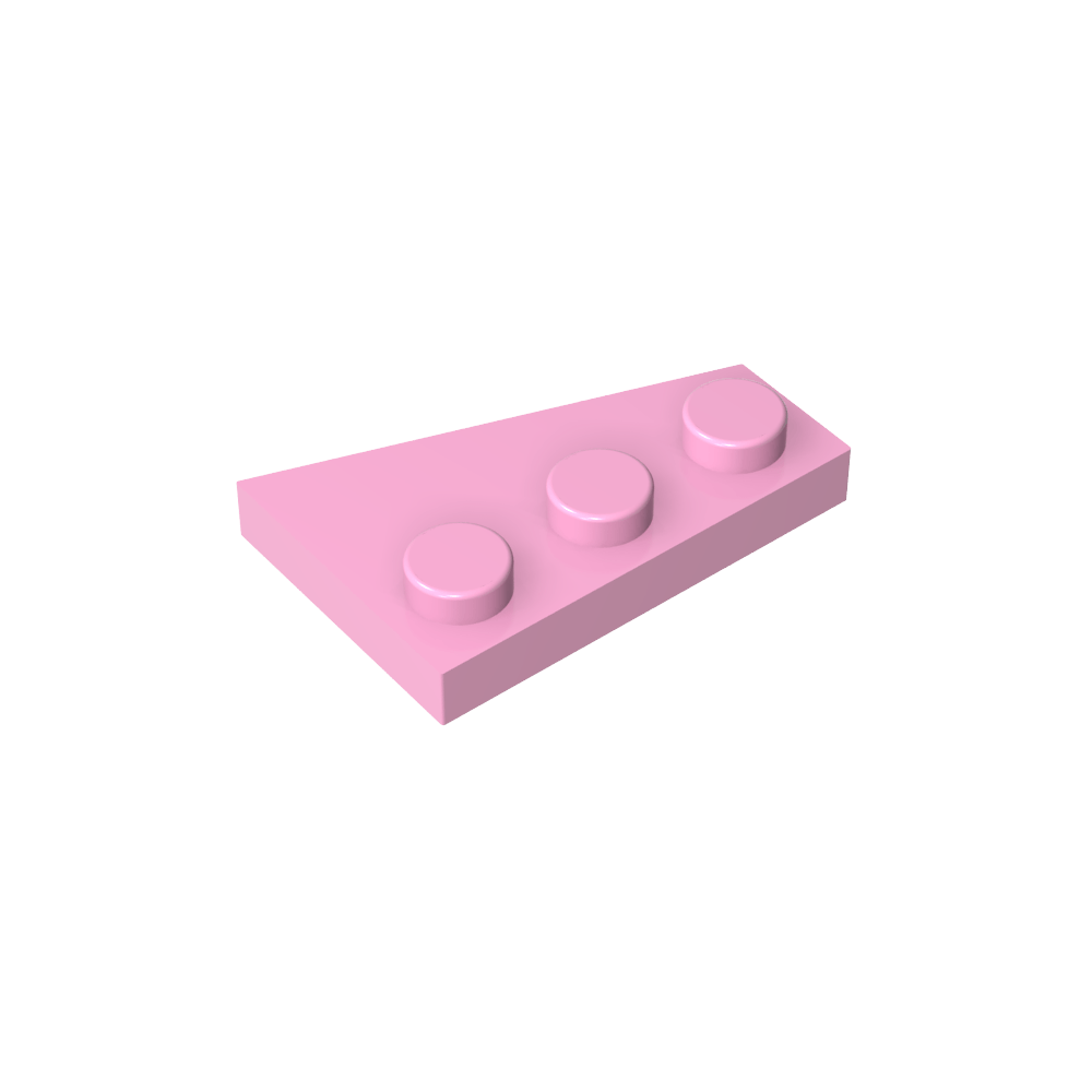 Placa de cuña 3 x 2 izquierda-MyGobricksEs