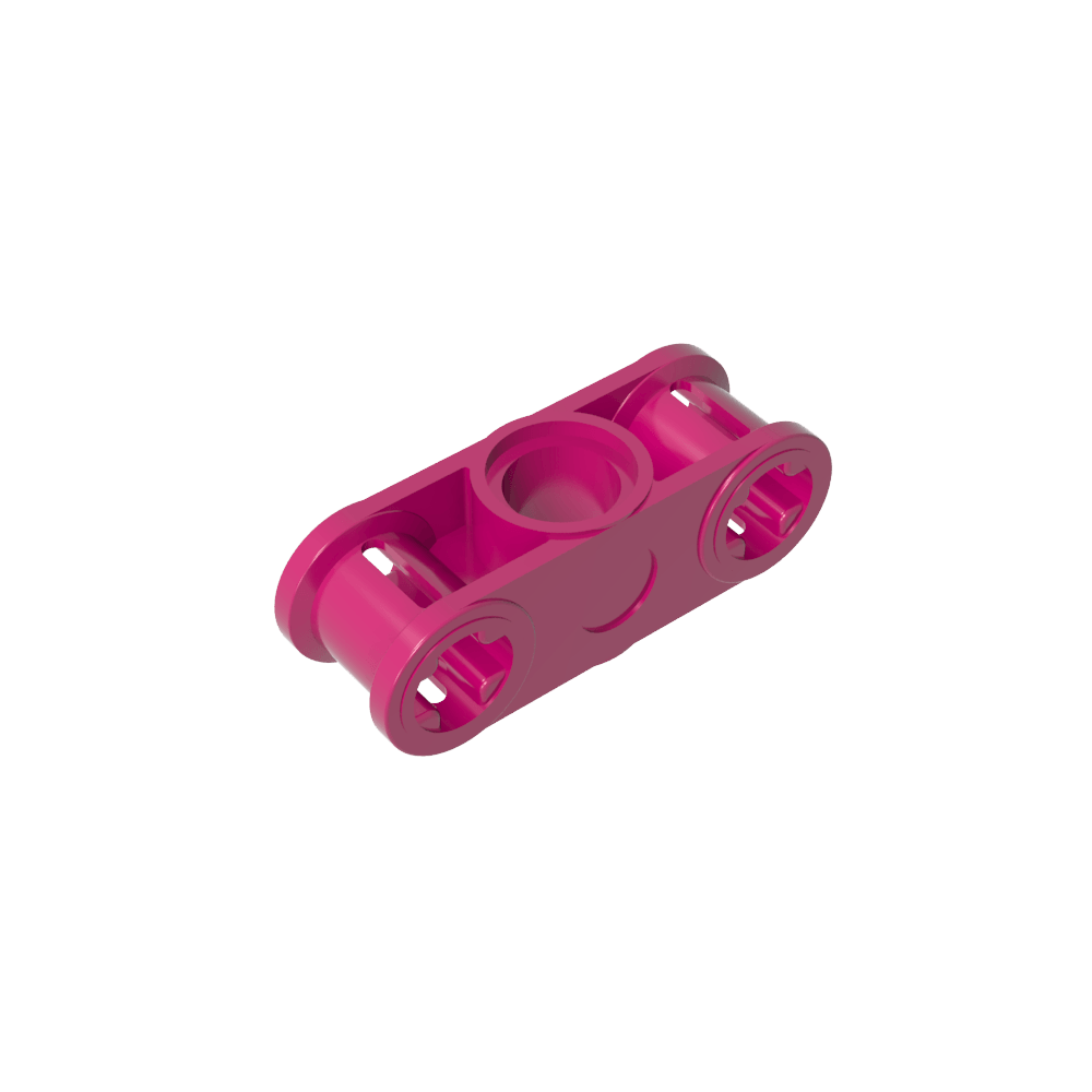 Conector de eje y pasador Technic perpendicular 3L con orificio para pasador central-MyGobricksEs