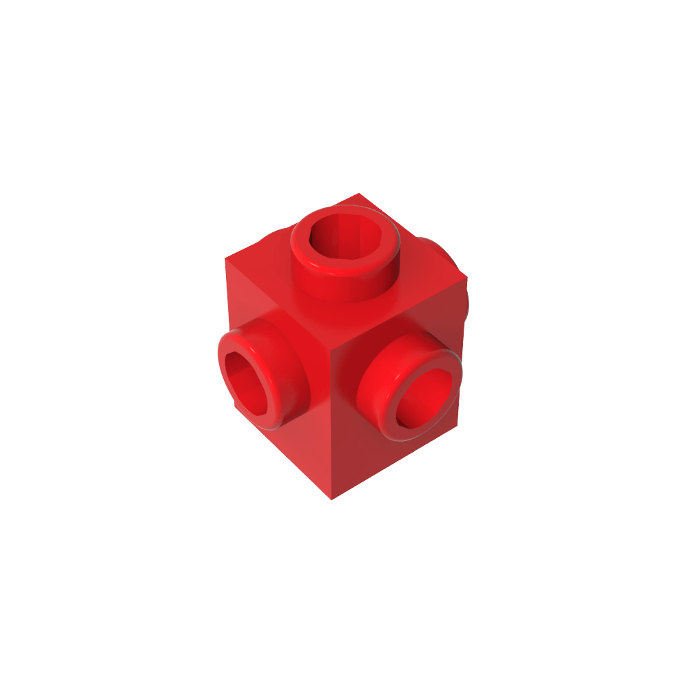 Ladrillo especial 1 x 1 pernos en los 4 lados-MyGobricksEs