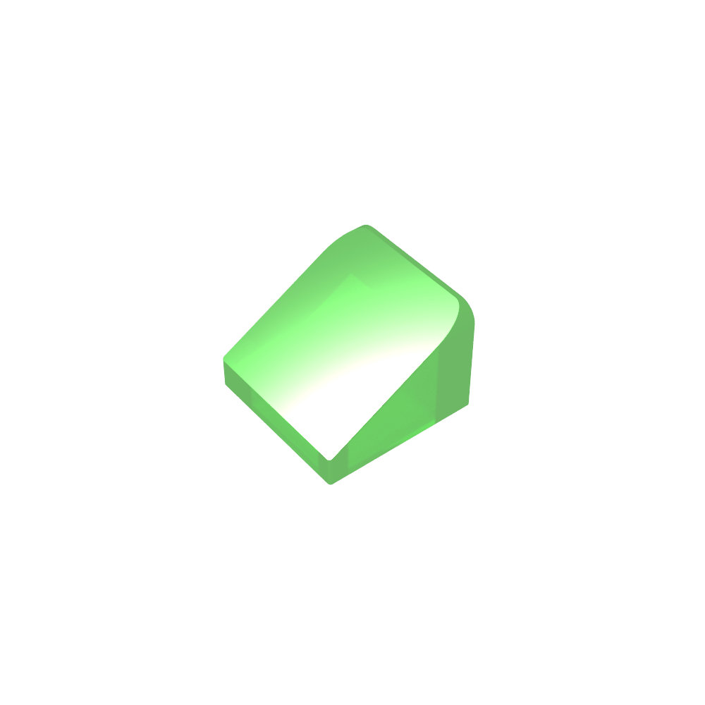 Pendiente 30° 1 x 1 x 2/3 (Pendiente de queso), Pendiente 30 1 x 1 Pendiente-MyGobricksEs
