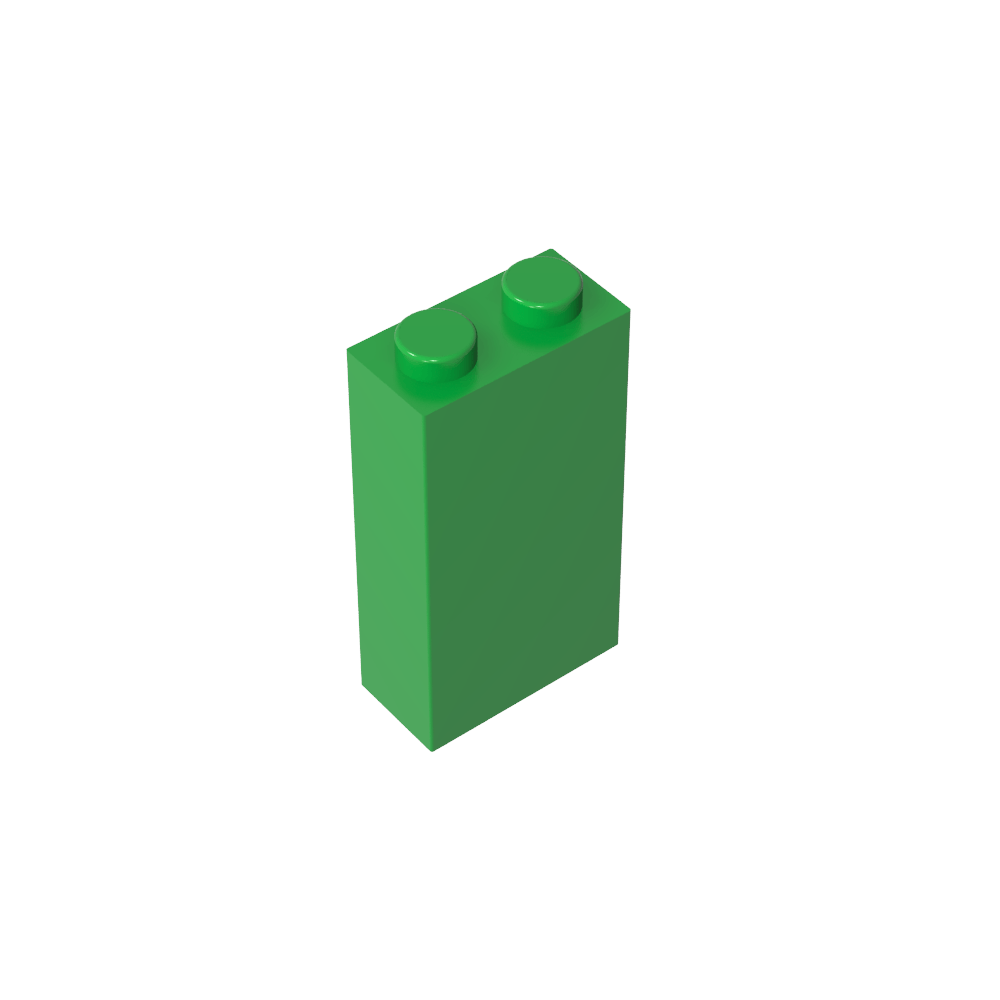 Ladrillo 1 x 2 x 3 con soporte para perno inferior-MyGobricksEs