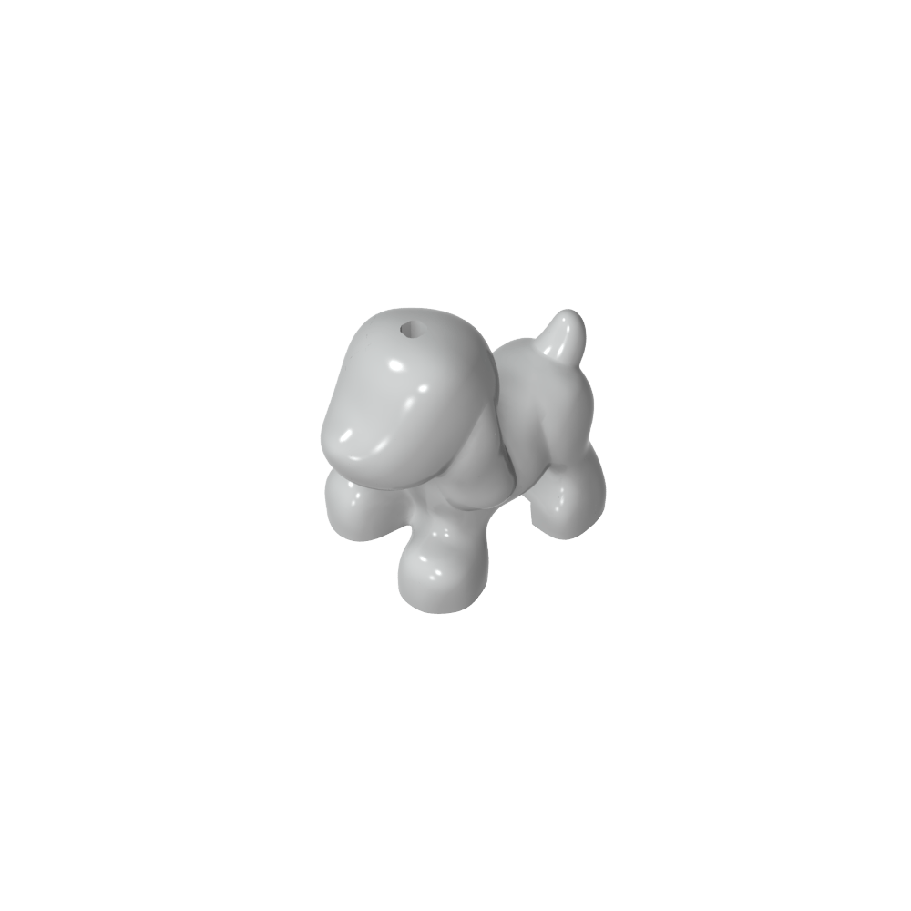 Animal, Perro, Pequeño Caminando [Sencillo]-MyGobricksEs