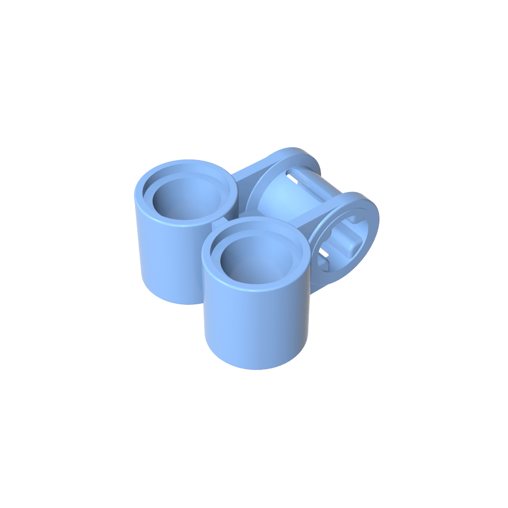 Conector de eje y pasador Technic perpendicular doble-MyGobricksEs